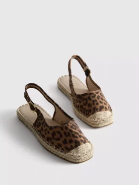 Slingback espadrille sandals