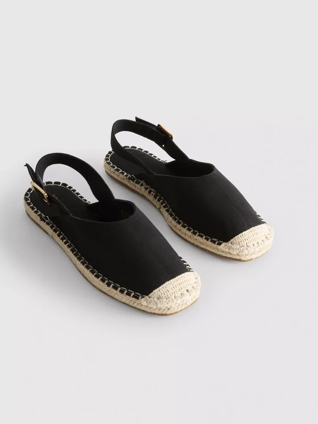Slingback espadrille sandals