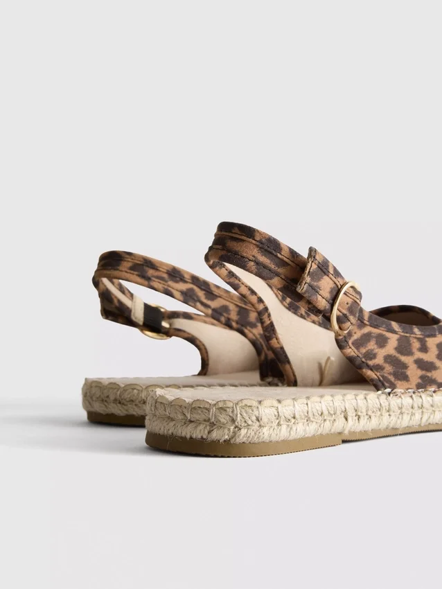 Slingback espadrille sandals
