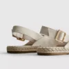 Slingback espadrille sandals
