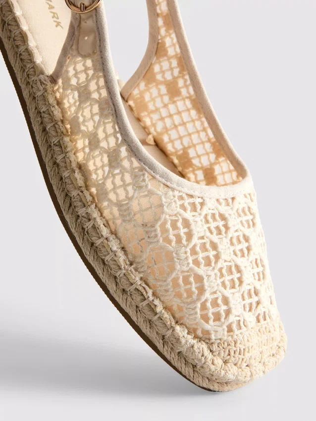 Slingback espadrille sandals