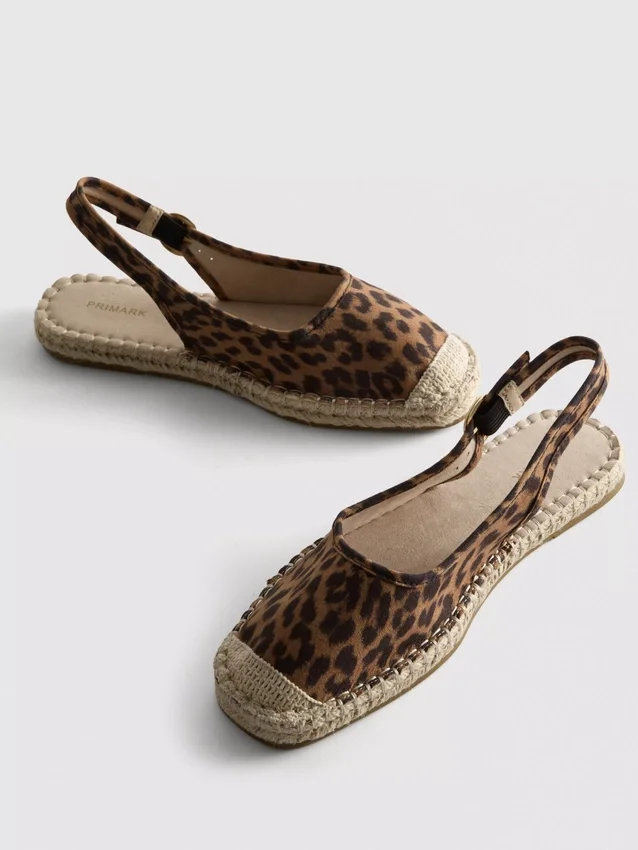 Slingback espadrille sandals