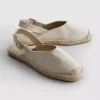 Slingback espadrille sandals