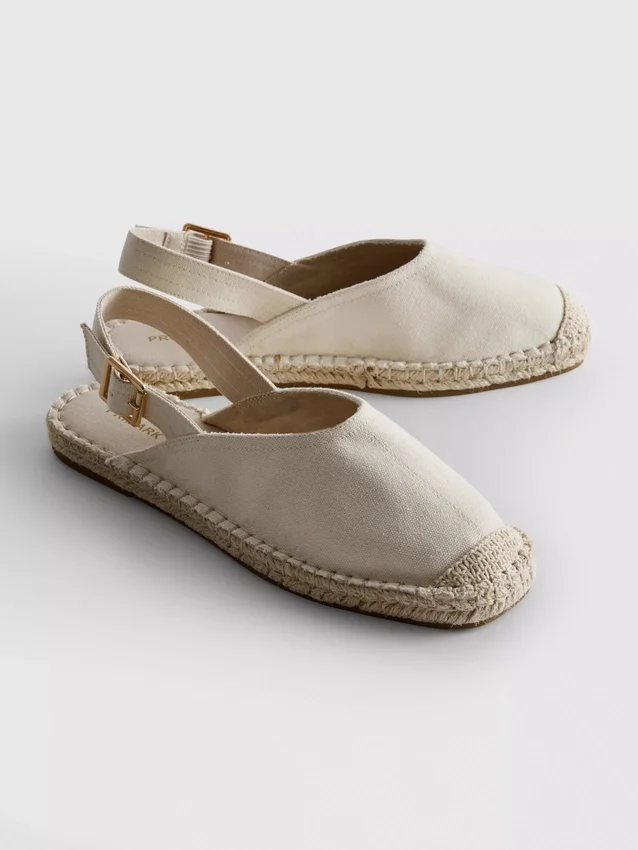 Slingback espadrille sandals