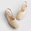 Slingback espadrille sandals