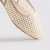 Slingback rhinestone ballerina flats