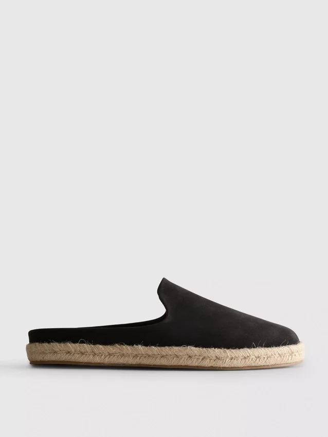 Slip-on espadrille mules
