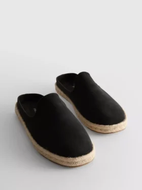 Slip-on espadrille mules