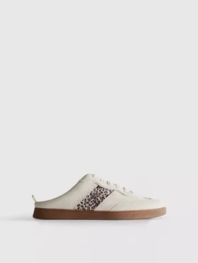 Slip-on rubber-sole sneakers