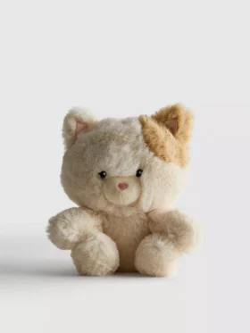 Small tabby cat plush toy