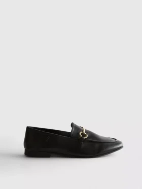 Snaffle detail loafers