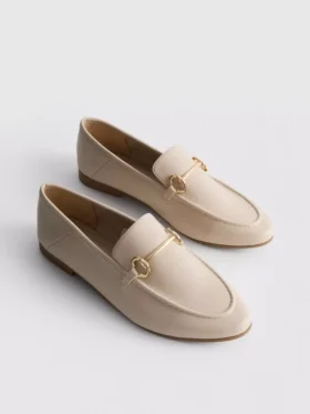 Snaffle detail loafers