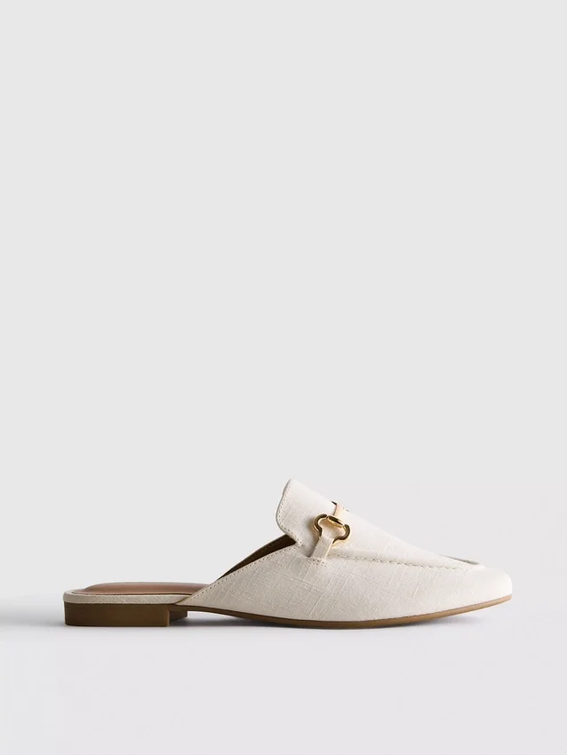 Snaffle mule loafers