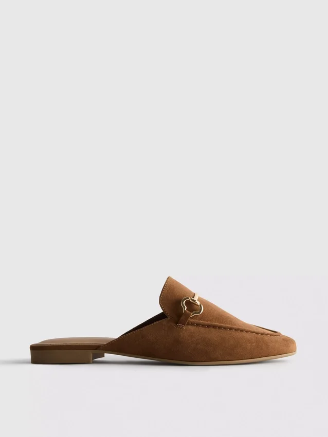 Snaffle mule loafers