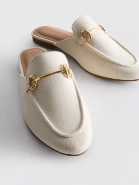 Snaffle mule loafers