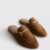 Snaffle mule loafers
