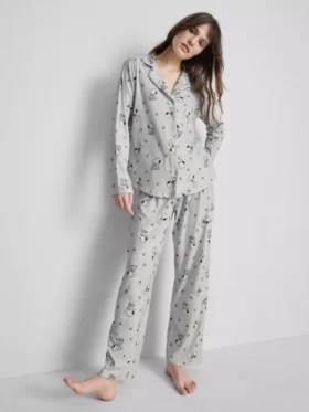 Snoopy graphic boyfriend pajamas