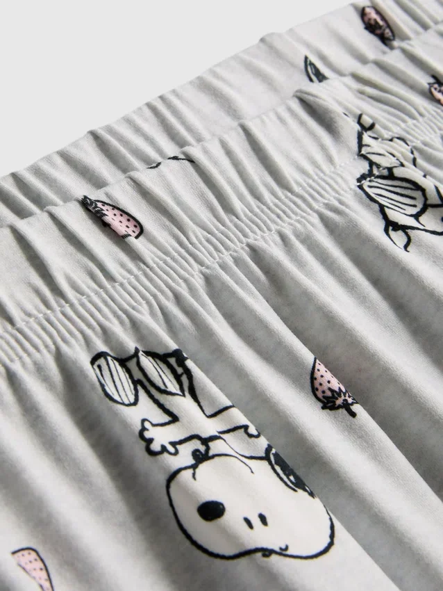 Snoopy graphic boyfriend pajamas