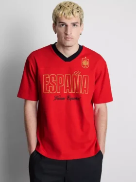 Spain graphic football t-shirt