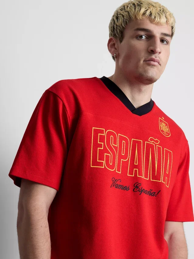 Spain graphic football t-shirt