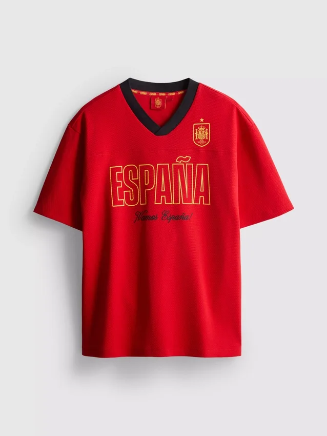 Spain graphic football t-shirt