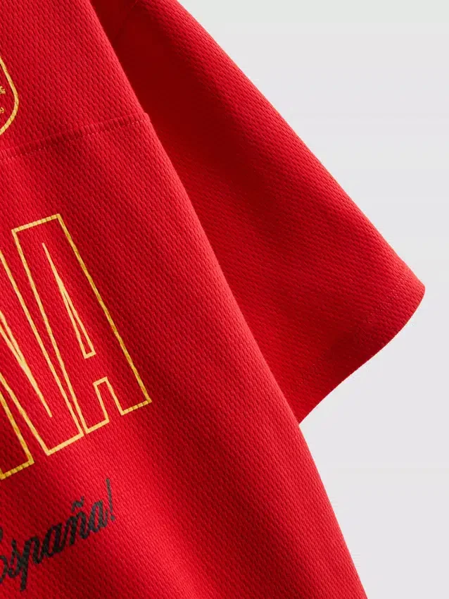 Spain graphic football t-shirt