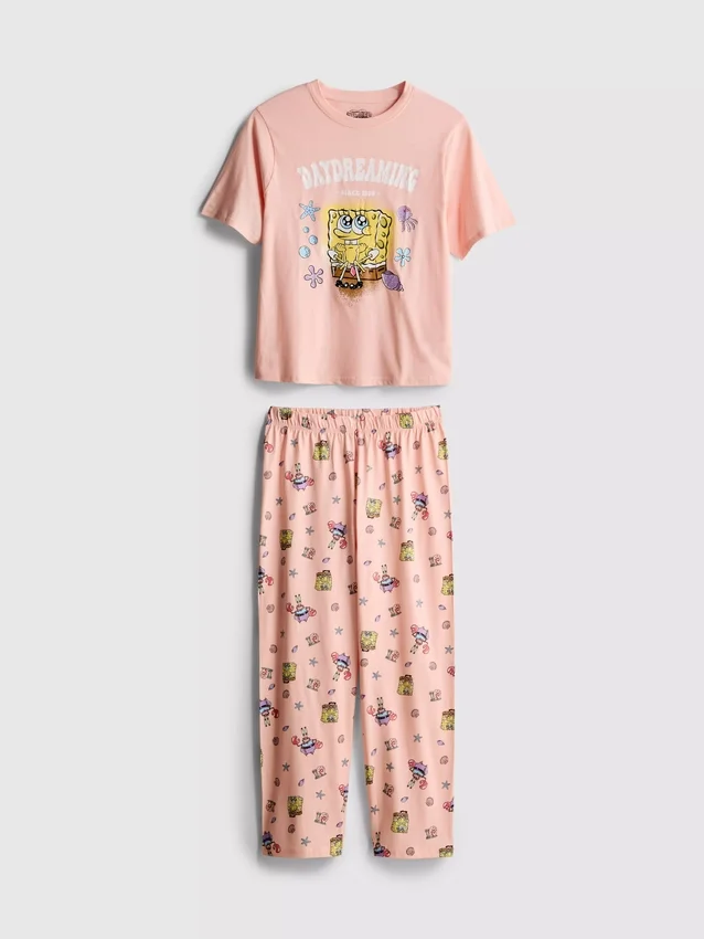 Spongebob squarepants cotton character pajamas
