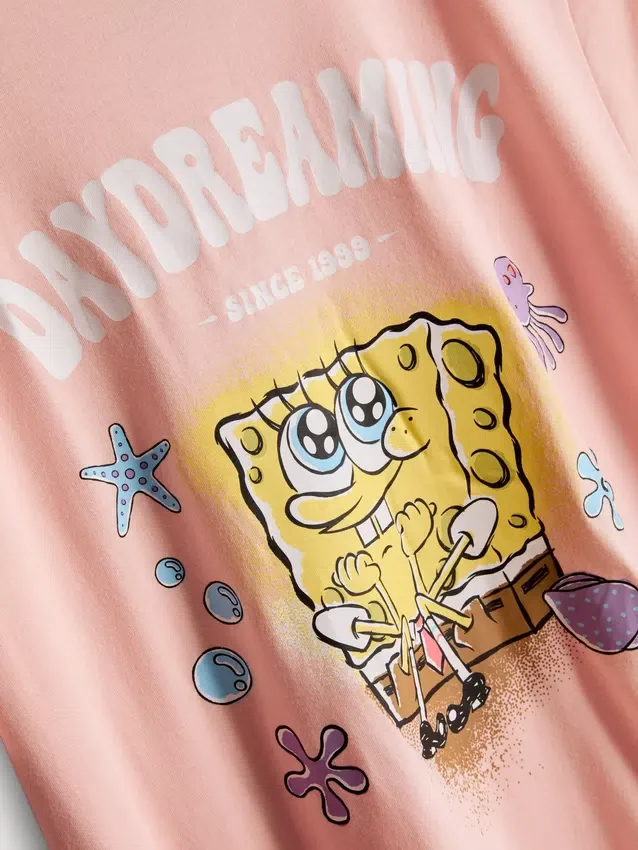 Spongebob squarepants cotton character pajamas