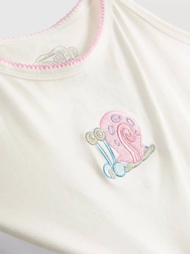 Spongebob squarepants gary tank shorty pajamas