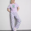 Spongebob squarepants graphic cotton pajamas