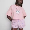 Spongebob squarepants graphic shorty pajamas