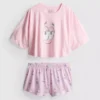 Spongebob squarepants graphic shorty pajamas