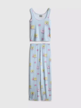 Spongebob squarepants ribbed character pajamas