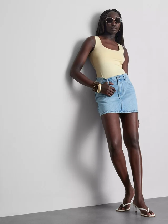 Square neck tank