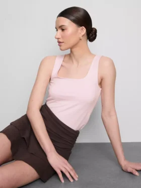 Square neck tank