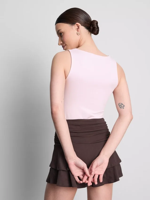 Square neck tank