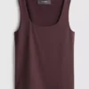 Square neck tank