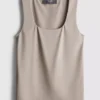 Square neck tank