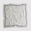 Square polka dot scarf