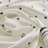 Square polka dot scarf