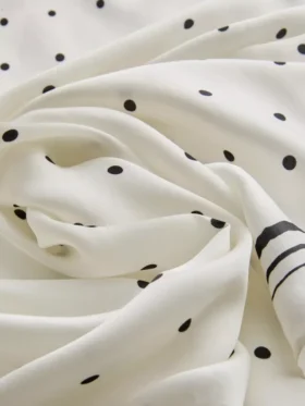Square polka dot scarf