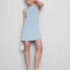 Squareneck mini dress