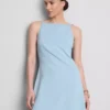 Squareneck mini dress