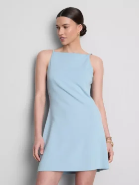 Squareneck mini dress