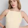 Squareneck mini dress