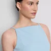 Squareneck mini dress
