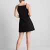 Squareneck mini dress