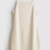Squareneck mini dress
