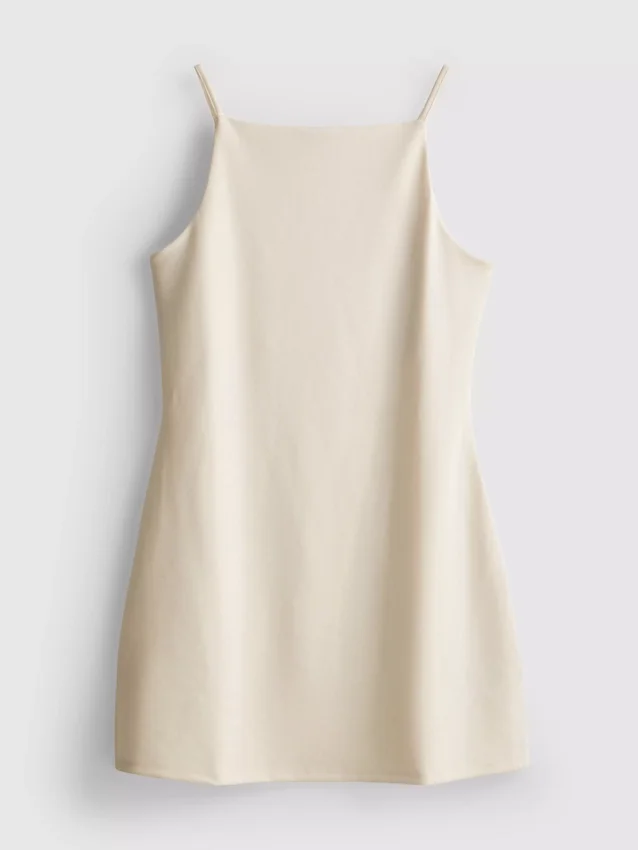 Squareneck mini dress