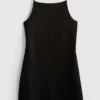 Squareneck mini dress